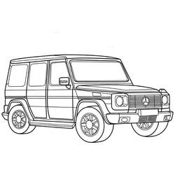 Dibujo para colorear: Mercedes (Transporte) #187469 - Dibujos para Colorear e Imprimir Gratis