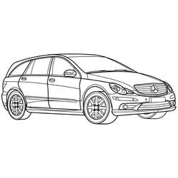 Dibujo para colorear: Mercedes (Transporte) #187471 - Dibujos para Colorear e Imprimir Gratis