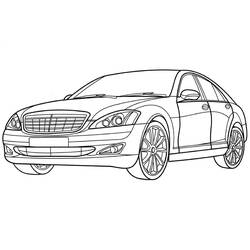Dibujo para colorear: Mercedes (Transporte) #187472 - Dibujos para Colorear e Imprimir Gratis