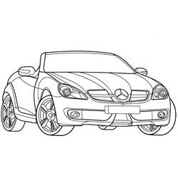 Dibujo para colorear: Mercedes (Transporte) #187474 - Dibujos para Colorear e Imprimir Gratis