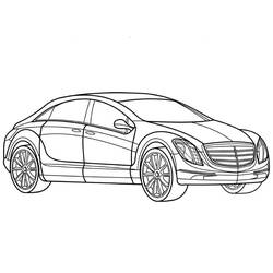 Dibujo para colorear: Mercedes (Transporte) #187476 - Dibujos para Colorear e Imprimir Gratis