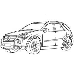 Dibujo para colorear: Mercedes (Transporte) #187481 - Dibujos para Colorear e Imprimir Gratis