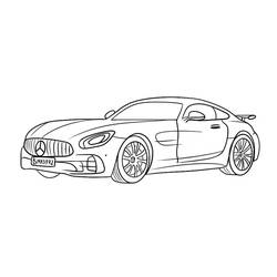 Dibujo para colorear: Mercedes (Transporte) #187482 - Dibujos para Colorear e Imprimir Gratis