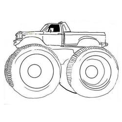 Dibujo para colorear: Monster Truck (Transporte) #141418 - Dibujos para colorear