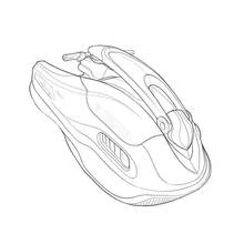 Dibujo para colorear: Moto de Agua (Transporte) #139935 - Dibujos para Colorear e Imprimir Gratis