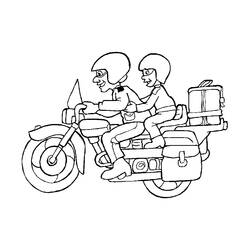Dibujo Motocicleta (Transporte) #136267 para imprimir y colorear