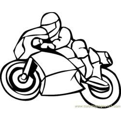 Dibujo Motocicleta (Transporte) #136276 para imprimir y colorear