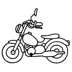 Dibujo Motocicleta (Transporte) #136293 para imprimir y colorear