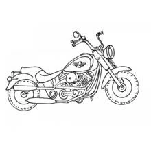 Dibujo Motocicleta (Transporte) #136320 para imprimir y colorear
