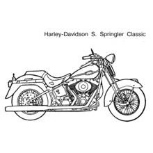Dibujo Motocicleta (Transporte) #136334 para imprimir y colorear