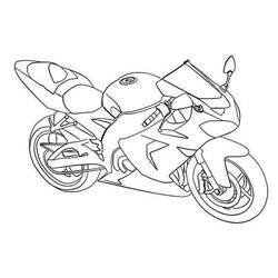 Dibujo Motocicleta (Transporte) #136434 para imprimir y colorear