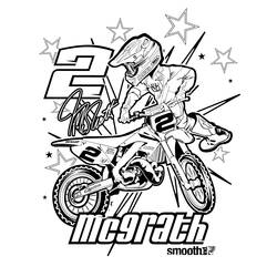 Dibujo para colorear: Motocross (Transporte) #136508 - Dibujos para colorear