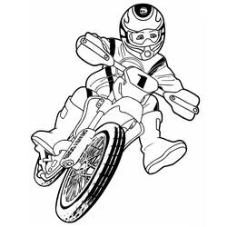 Dibujo para colorear: Motocross (Transporte) #136519 - Dibujos para colorear