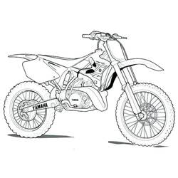 Dibujo para colorear: Motocross (Transporte) #210013 - Dibujos para Colorear e Imprimir Gratis