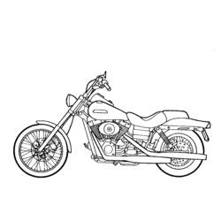 Dibujo para colorear: Motorcycle (Transporte) #136248 - Dibujos para Colorear e Imprimir Gratis