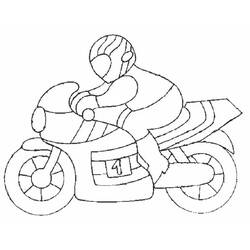 Dibujo para colorear: Motorcycle (Transporte) #136259 - Dibujos para colorear