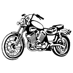 Dibujo para colorear: Motorcycle (Transporte) #136266 - Dibujos para colorear