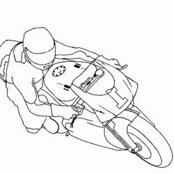 Dibujo para colorear: Motorcycle (Transporte) #136269 - Dibujos para Colorear e Imprimir Gratis