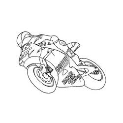 Dibujo para colorear: Motorcycle (Transporte) #136295 - Dibujos para Colorear e Imprimir Gratis