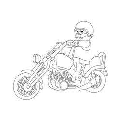 Dibujo para colorear: Motorcycle (Transporte) #136299 - Dibujos para colorear
