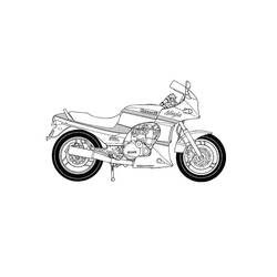 Dibujo para colorear: Motorcycle (Transporte) #136303 - Dibujos para Colorear e Imprimir Gratis