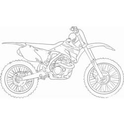 Dibujo para colorear: Motorcycle (Transporte) #136304 - Dibujos para colorear