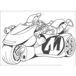 Dibujo para colorear: Motorcycle (Transporte) #136315 - Dibujos para Colorear e Imprimir Gratis