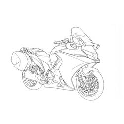 Dibujo para colorear: Motorcycle (Transporte) #136319 - Dibujos para Colorear e Imprimir Gratis