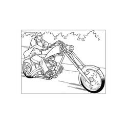Dibujo para colorear: Motorcycle (Transporte) #136327 - Dibujos para Colorear e Imprimir Gratis