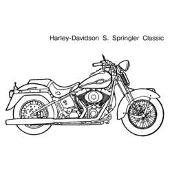 Dibujo para colorear: Motorcycle (Transporte) #136334 - Dibujos para Colorear e Imprimir Gratis