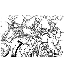 Dibujo para colorear: Motorcycle (Transporte) #136338 - Dibujos para Colorear e Imprimir Gratis