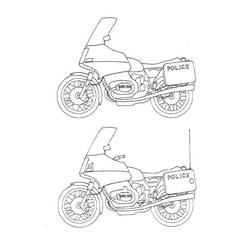 Dibujo para colorear: Motorcycle (Transporte) #136343 - Dibujos para Colorear e Imprimir Gratis