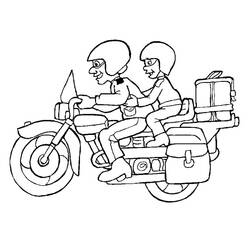Dibujo para colorear: Motorcycle (Transporte) #136360 - Dibujos para Colorear e Imprimir Gratis