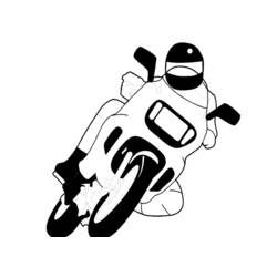 Dibujo para colorear: Motorcycle (Transporte) #136404 - Dibujos para Colorear e Imprimir Gratis