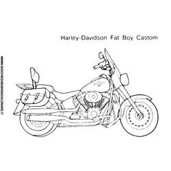 Dibujo para colorear: Motorcycle (Transporte) #136424 - Dibujos para Colorear e Imprimir Gratis