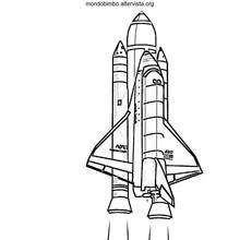 Dibujo Nave Espacial (Transporte) #140467 para imprimir y colorear