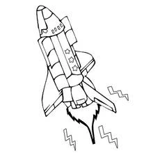Dibujo Nave Espacial (Transporte) #140469 para imprimir y colorear