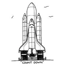 Dibujo Nave Espacial (Transporte) #140482 para imprimir y colorear