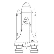 Dibujo Nave Espacial (Transporte) #140499 para imprimir y colorear