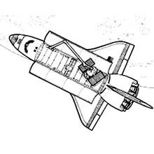 Dibujo Nave Espacial (Transporte) #140582 para imprimir y colorear