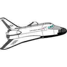 Dibujo Nave Espacial (Transporte) #140632 para imprimir y colorear