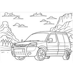 Dibujos para colorear: Peugeot - Dibujos para Colorear e Imprimir Gratis