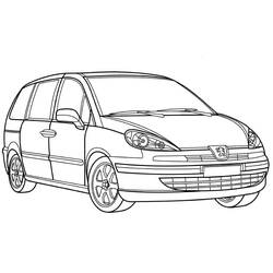Dibujo para colorear: Peugeot (Transporte) #206128 - Dibujos para Colorear e Imprimir Gratis