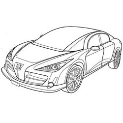 Dibujo para colorear: Peugeot (Transporte) #206129 - Dibujos para Colorear e Imprimir Gratis