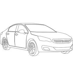 Dibujo para colorear: Peugeot (Transporte) #206146 - Dibujos para Colorear e Imprimir Gratis