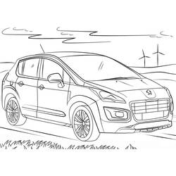Dibujo para colorear: Peugeot (Transporte) #206148 - Dibujos para Colorear e Imprimir Gratis