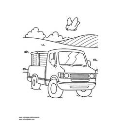 Dibujo para colorear: Pickup (Transporte) #144286 - Dibujos para colorear