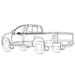 Dibujo para colorear: Pickup (Transporte) #144295 - Dibujos para colorear