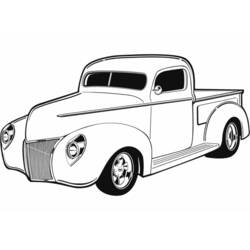 Dibujo para colorear: Pickup (Transporte) #144324 - Dibujos para colorear