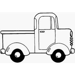 Dibujo para colorear: Pickup (Transporte) #144408 - Dibujos para colorear